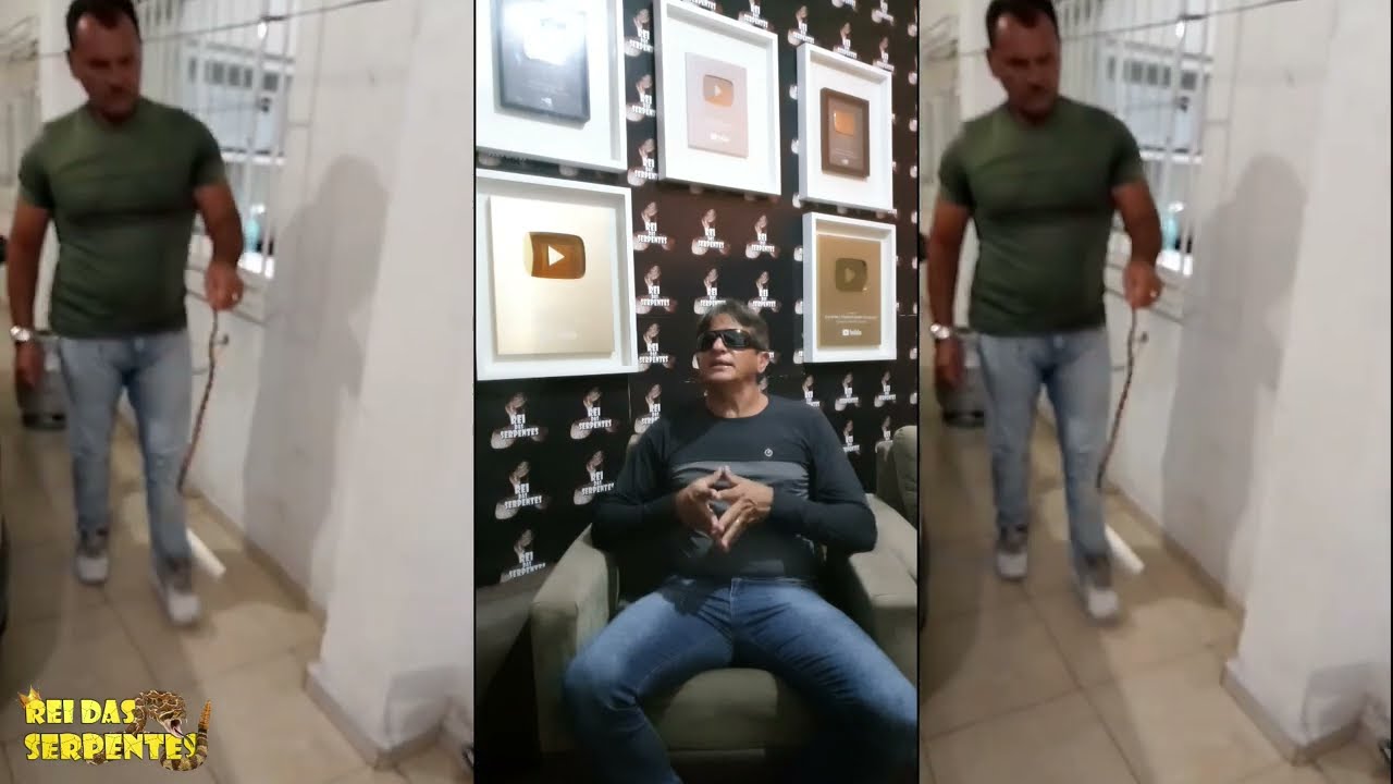 coral verdadeira morde homem na frente da câmera