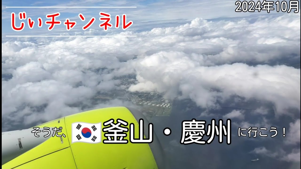 【🇰🇷釜山・慶州】part 1 セントレア→金海空港→西面 ホテルミニ