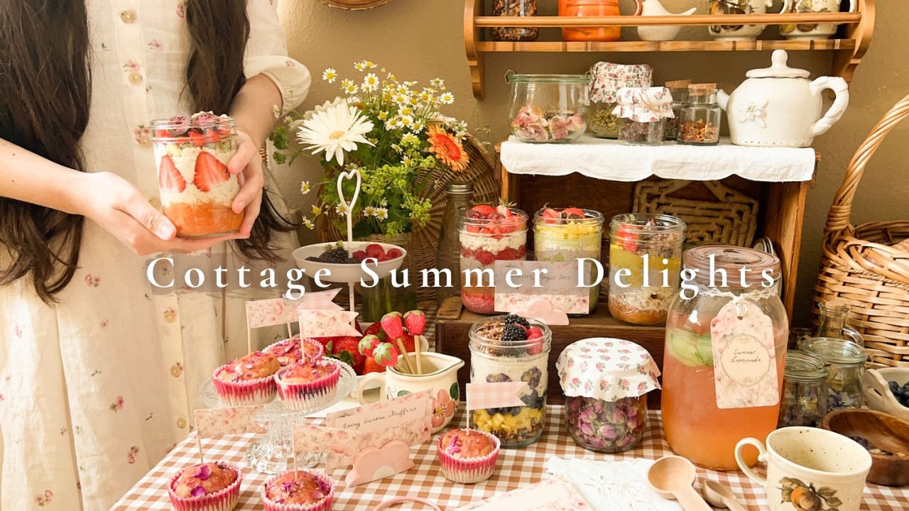 Summer Cottage Kitchen 🌸 Cosy Recipes & Whimsical Clay Crafts at Bella Brook's | Story & ASMR