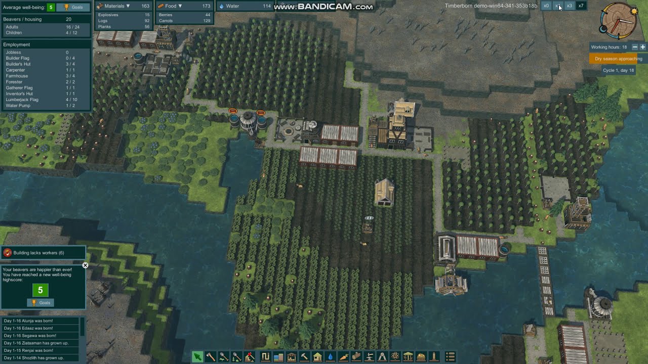 Timberborn Demo - Part 4 - Beavers over Nature
