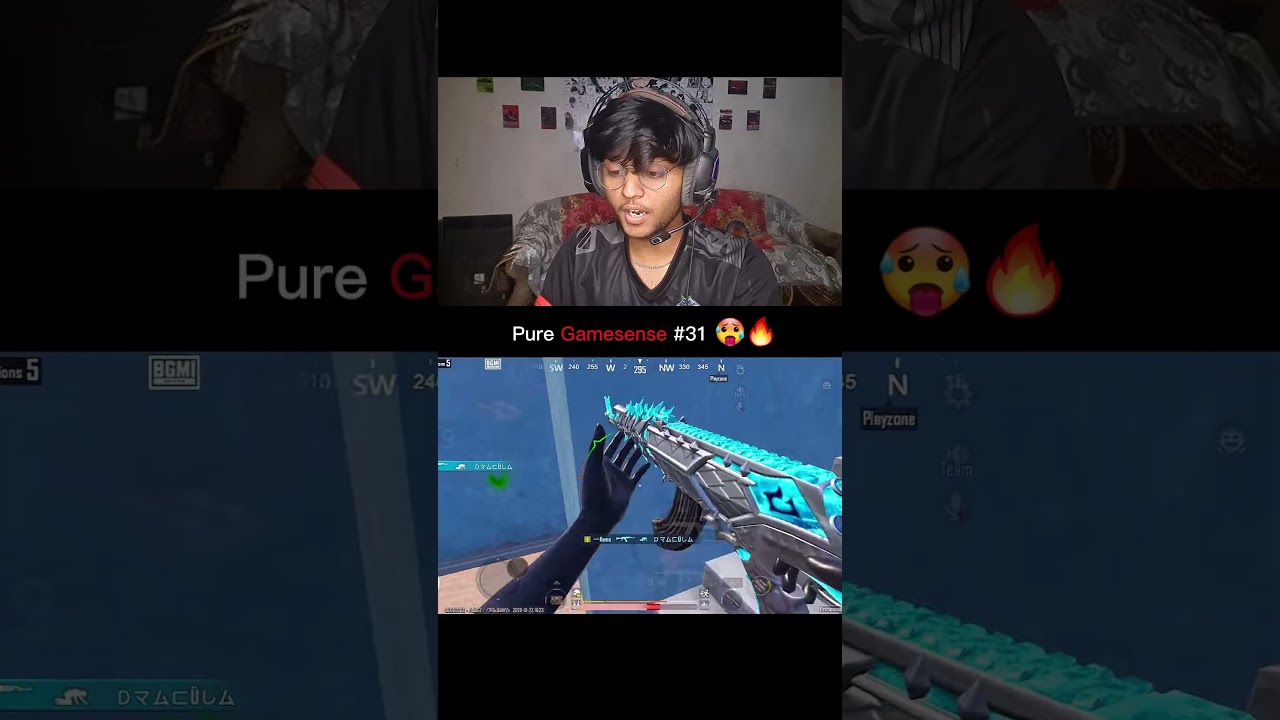 Pure Gamesense Pt.31 🥵🔥 | Crazy Sound Sense ☠️ | #shorts #bgmi #pubgmobile