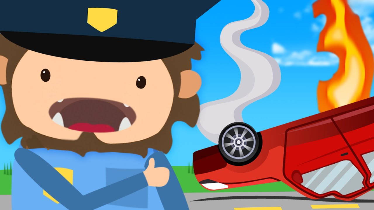 SASQUATCH BECOMES A POLICE OFFICER! - Sneaky Sasquatch Part 14 | Pungence