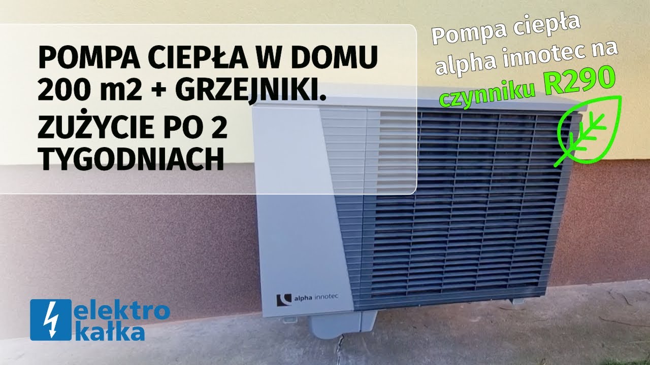 Alpha Innotec LWD90 - dom 200 m2 z grzejnikami, modernizacja program ogrzewania