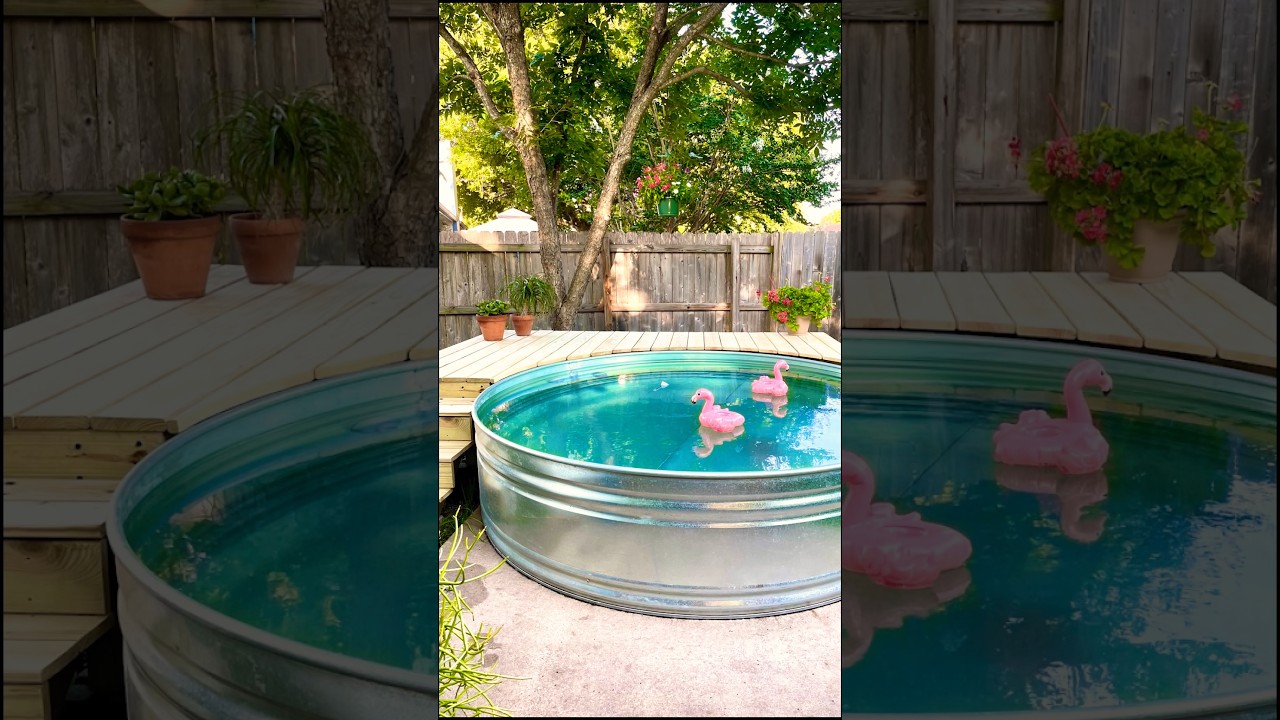 Setting Up The Stock Tank Pool For SUMMER! ☀️👙