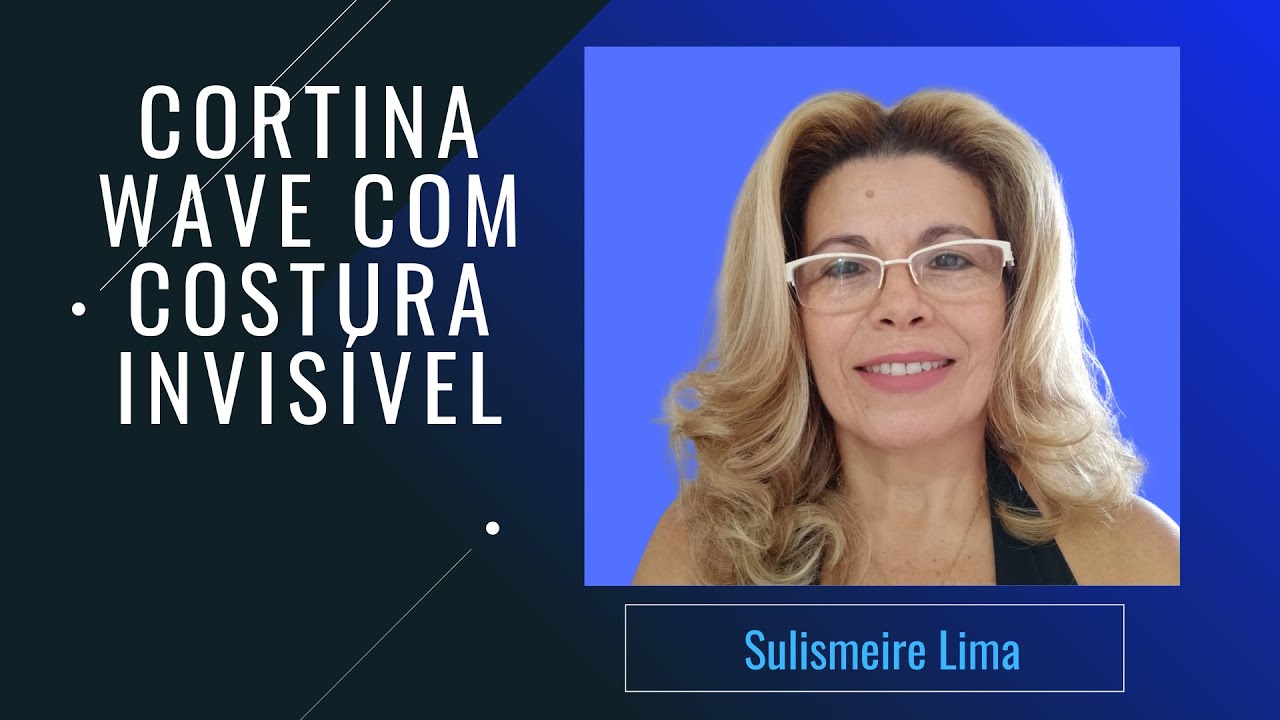 Vídeo#25 Passo a passo como costurar a fita wave com costura invisível!