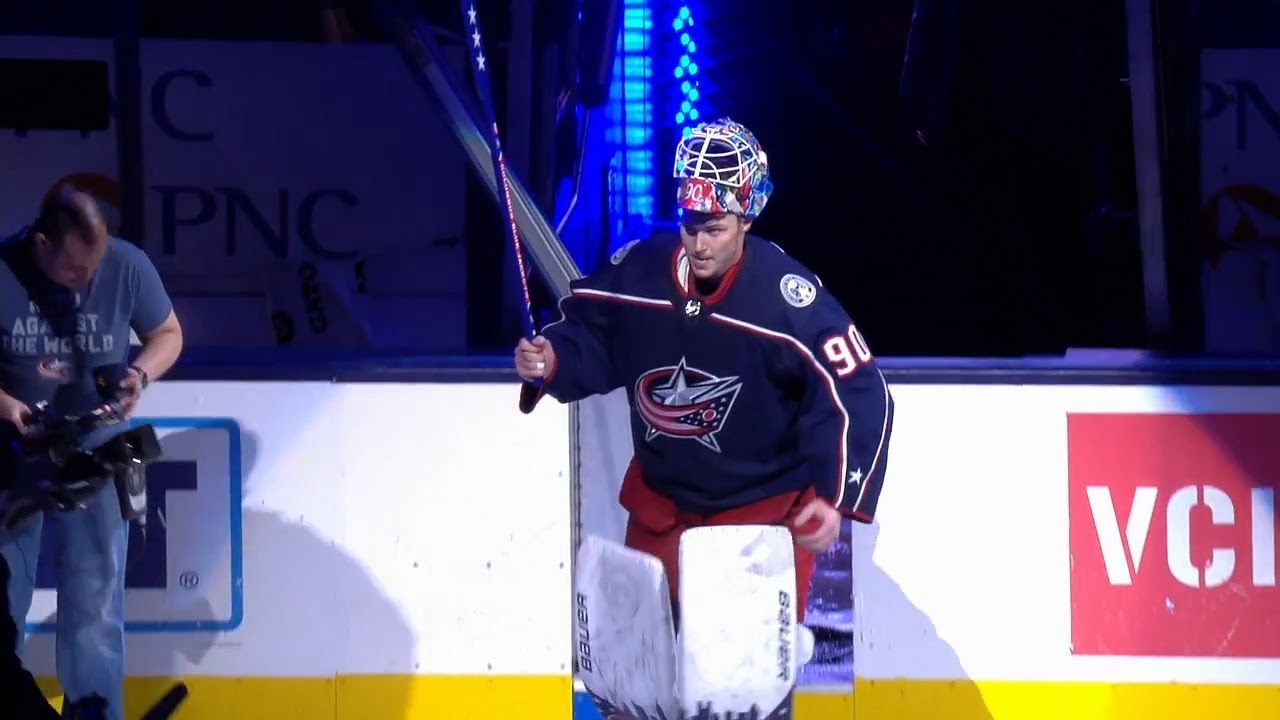 Final Seconds as Elvis Merzļikins Records His 1st Career NHL Win (Dec. 31, 2019)