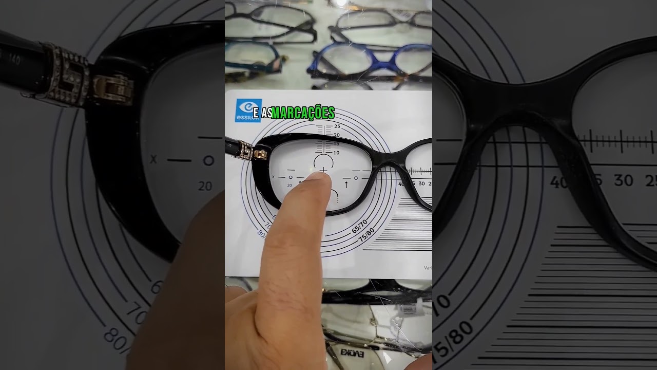 Marcações nas lentes parte 2 #otica #optica #lentes #oculos