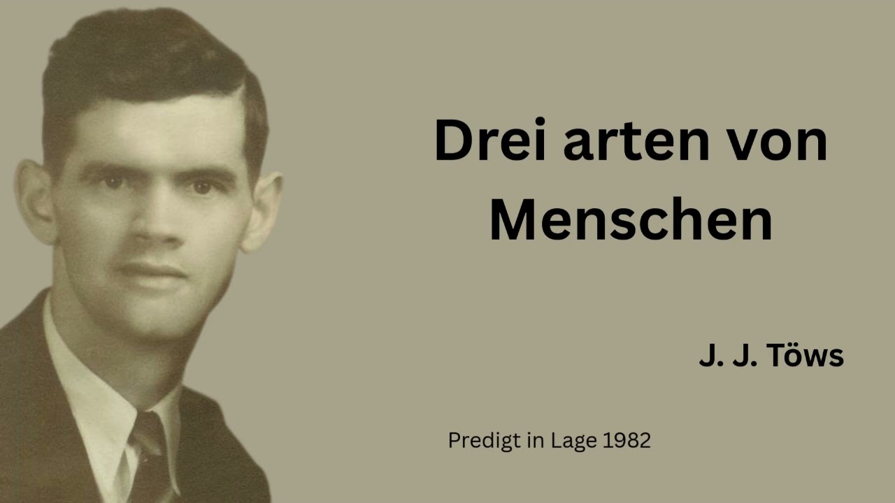 Drei arten von Menschen