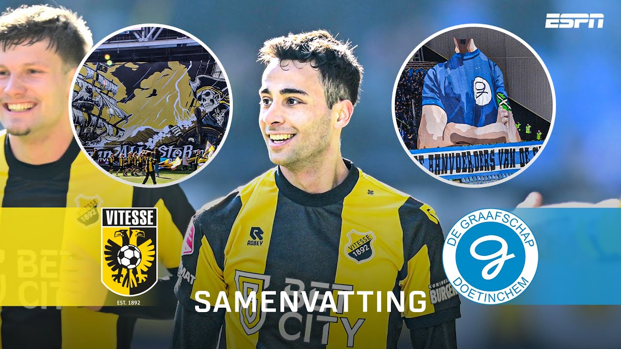 🤩 PRACHTIGE SPANDOEKEN en HEERLIJKE KNAL in DERBY 💥 | Samenvatting Vitesse - De Graafschap