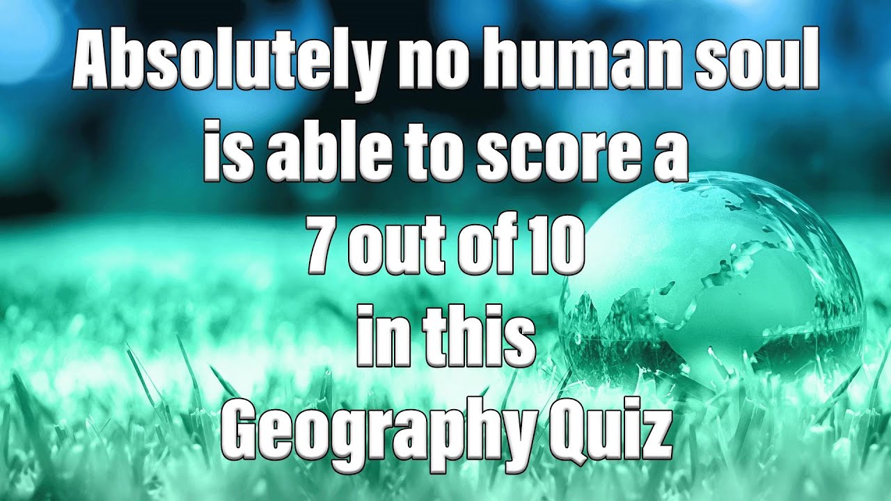 Challenging Geography Quiz