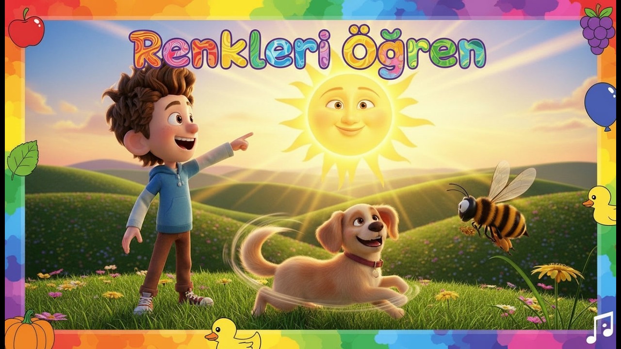 Renkleri Öğren | Eğlenceli Çocuk Şarkısı