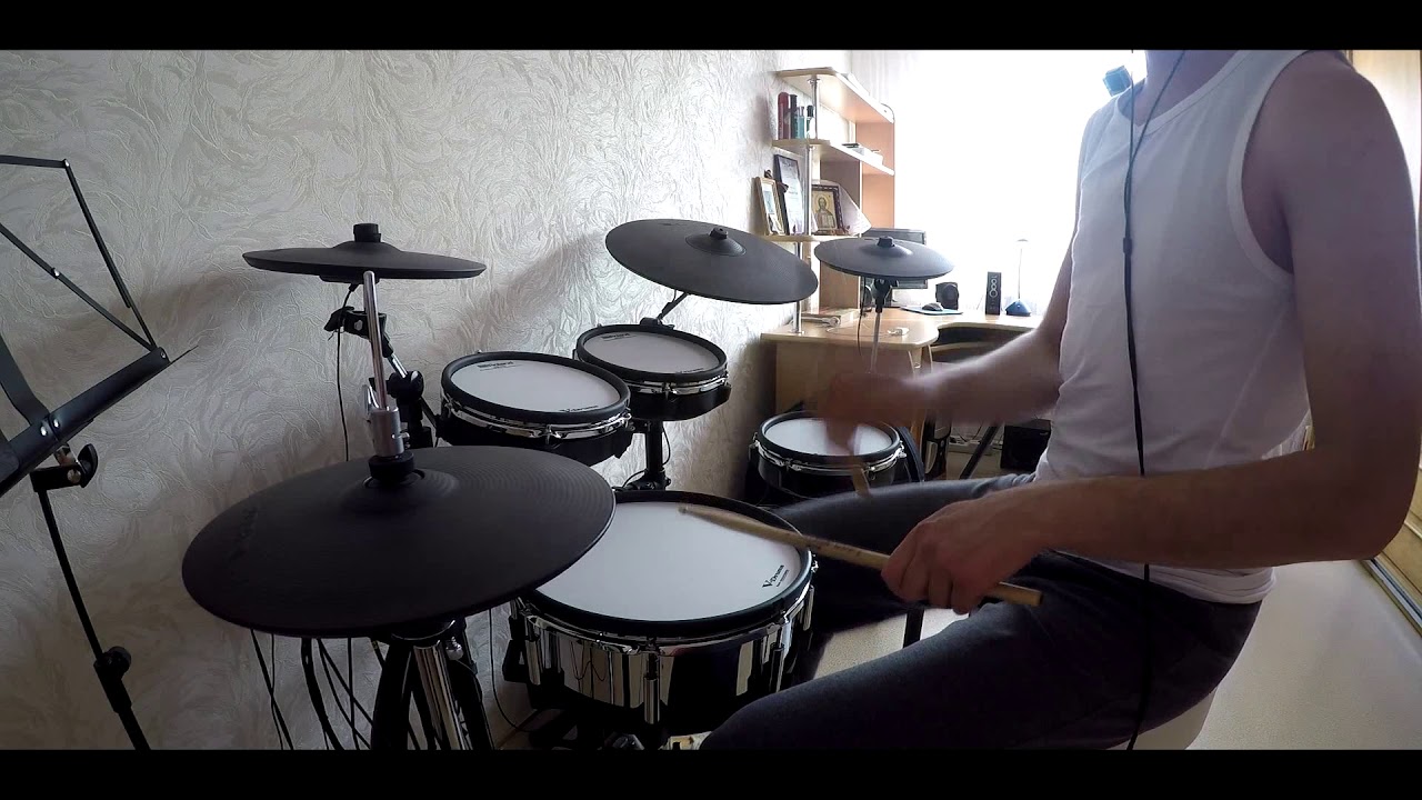 Кино -  Спокойная ночь ( drum cover by Pasha Novikov )
