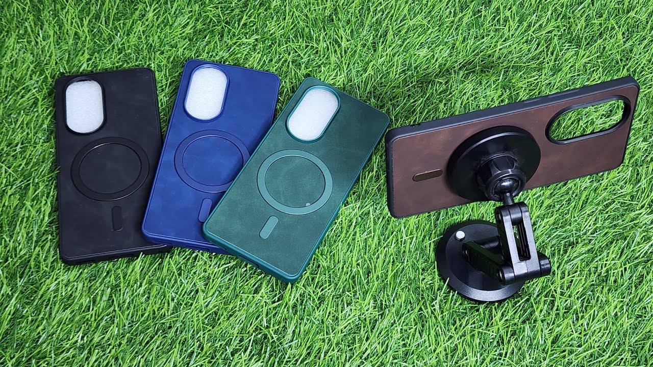 Vivo V40 & V40 Pro Back Cover ! Vivo v40 & V40 Pro Premium Leather Magsafe Back Cover