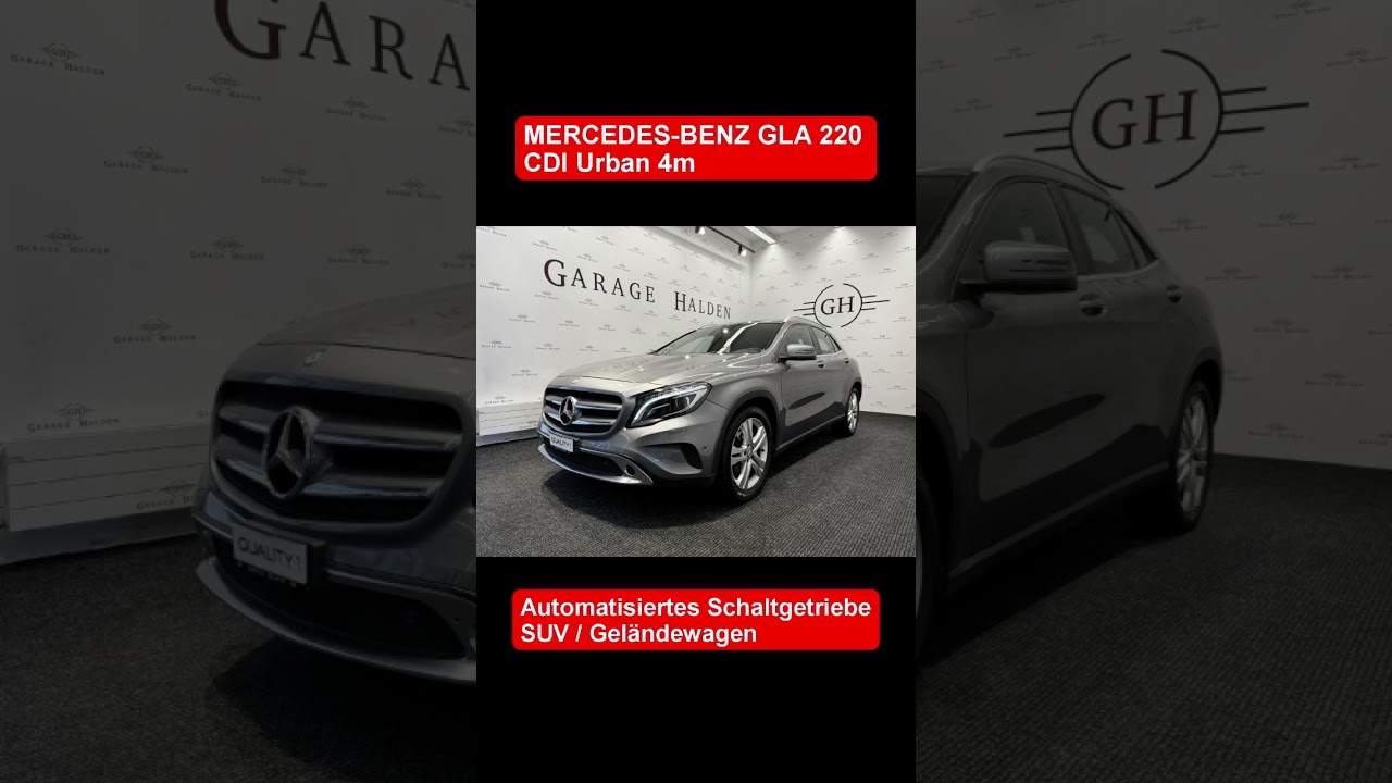 MERCEDES BENZ GLA 220 CDI Urban 4m