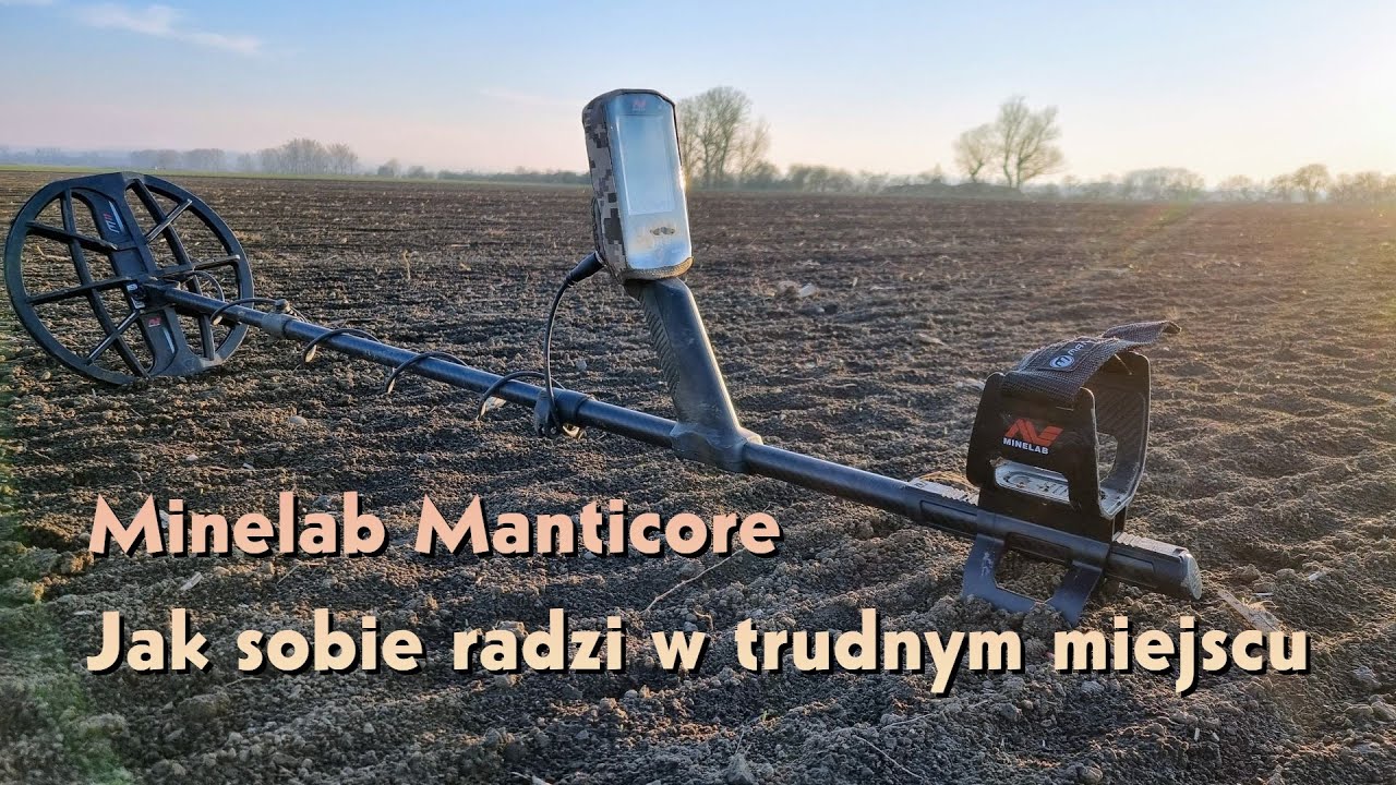 Minelab Manticore na trudnym polu