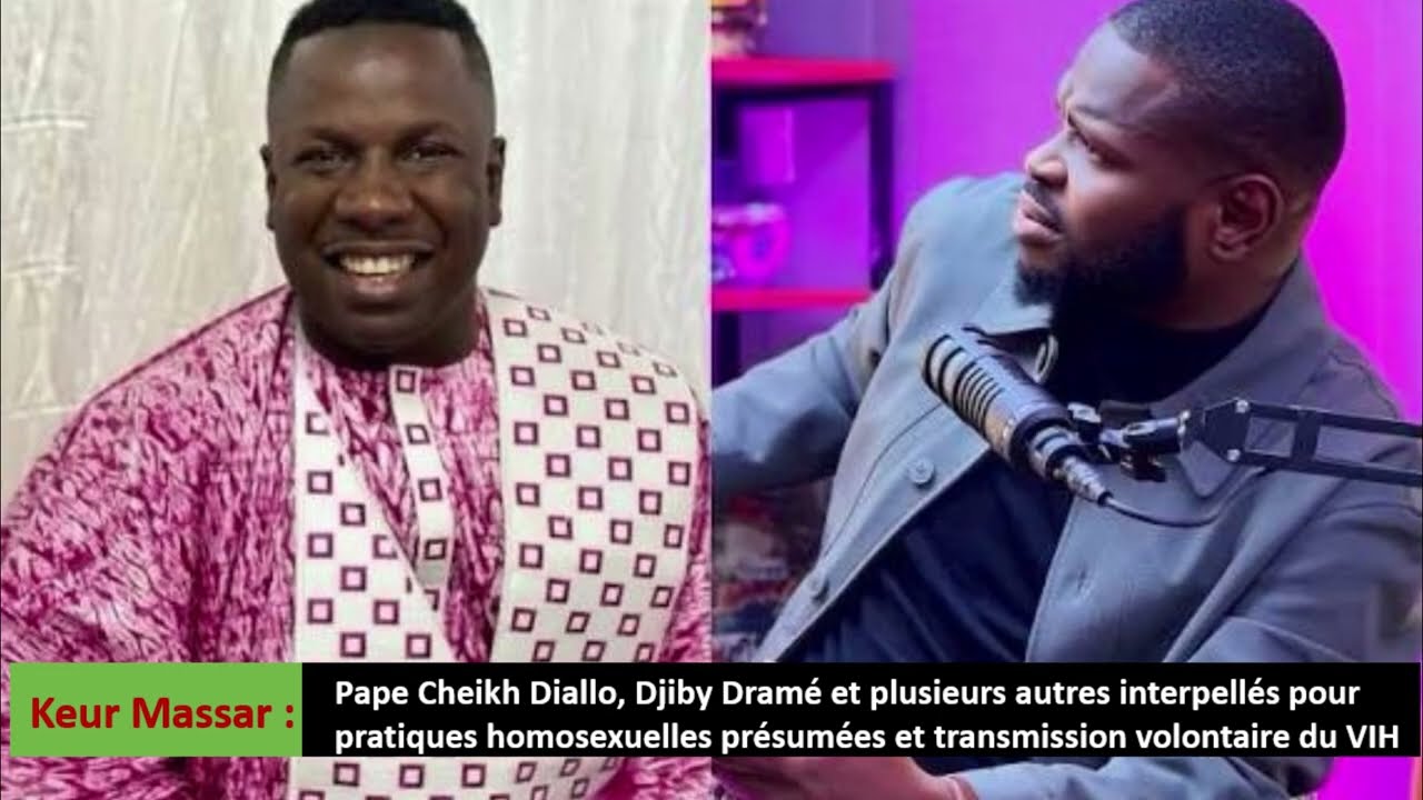 Pape Cheikh Diallo, Djiby Dramé et plusieurs autres interpellés pour pratiques homosexuelles