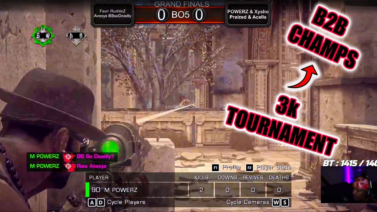 EPIC GEARS OF WAR RELOADED 4v4 — $3,000 WINNER TAKES ALL! - SKILLGAP TOURNEY!