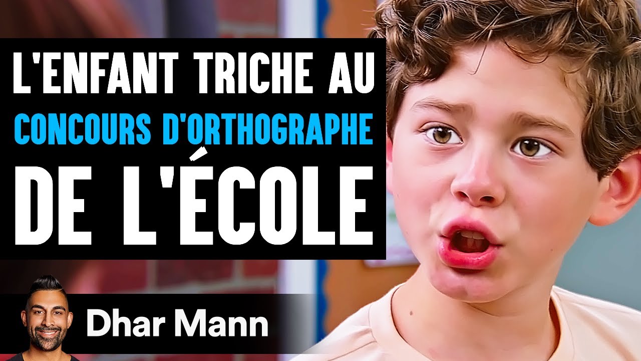 L'Enfant Triche Au Concours D'orthographe De L'école | Dhar Mann Studios