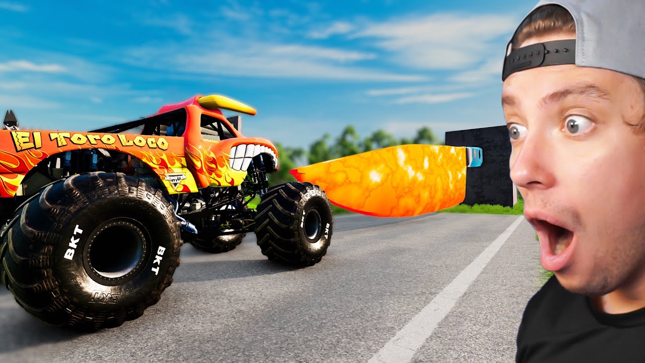 Cars vs CURSED BLADES in beamNG