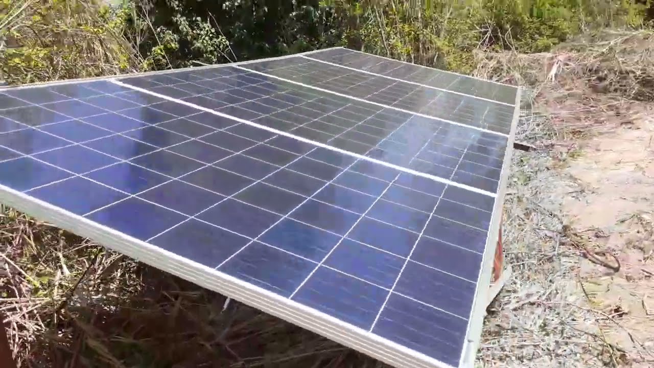 SOLAR DC  72 VOLT  4 PANEL   SAATTE 4 TON SU   20 METREDEN