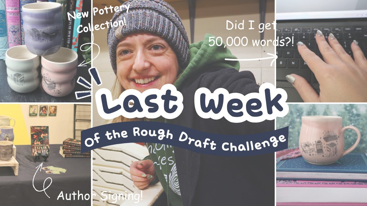 Last week of the Writing Challenge -Did I make my Writing goals? Author signing & pottery launch