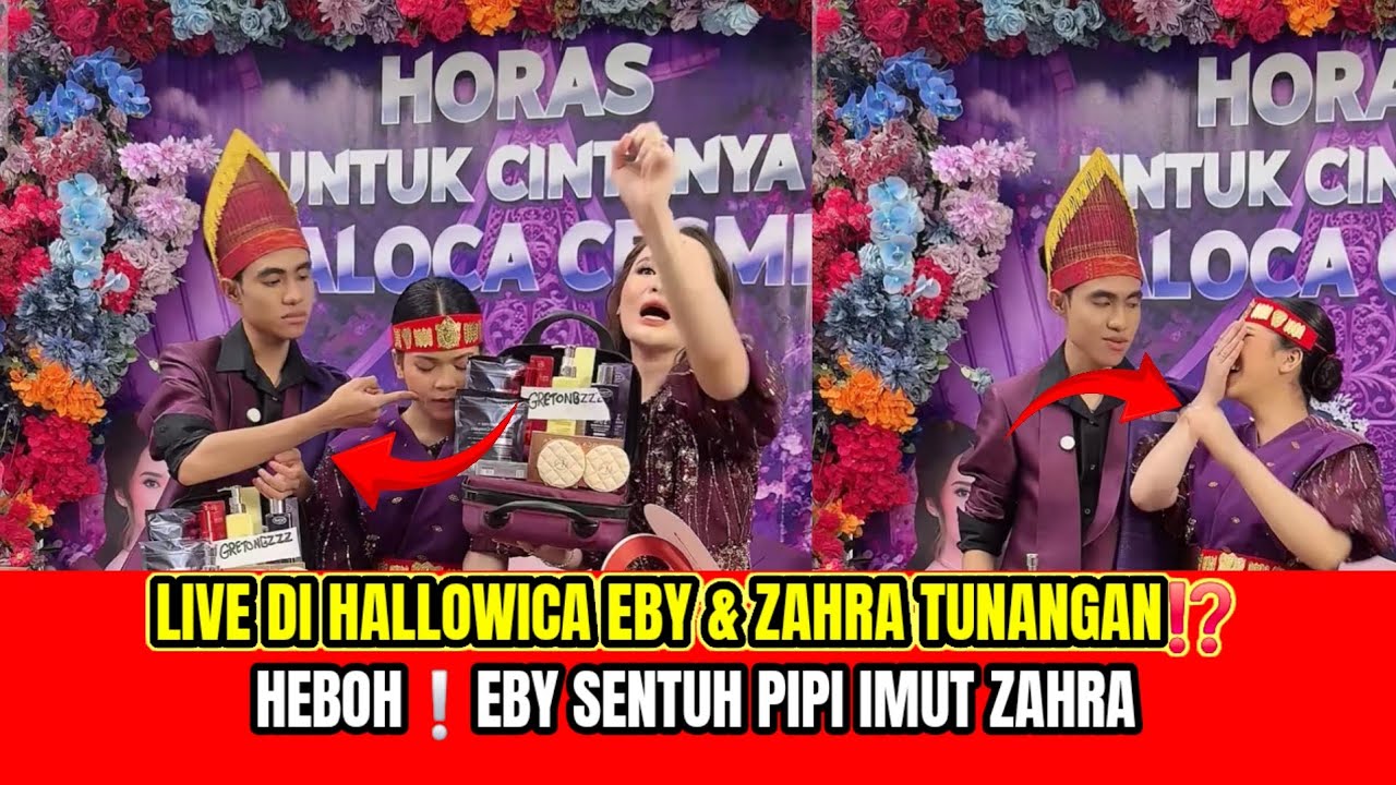 AUTO HEBOH❗️DILIVE HALLOWICA EBY & ZAHRA KATAKAN TUNANGAN⁉️