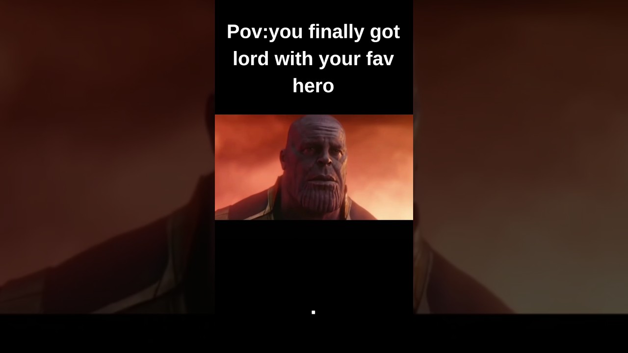 you finally got lord in Marvel Rivals #marvel #thanos #marvelrivals #marvelrivalsmeme