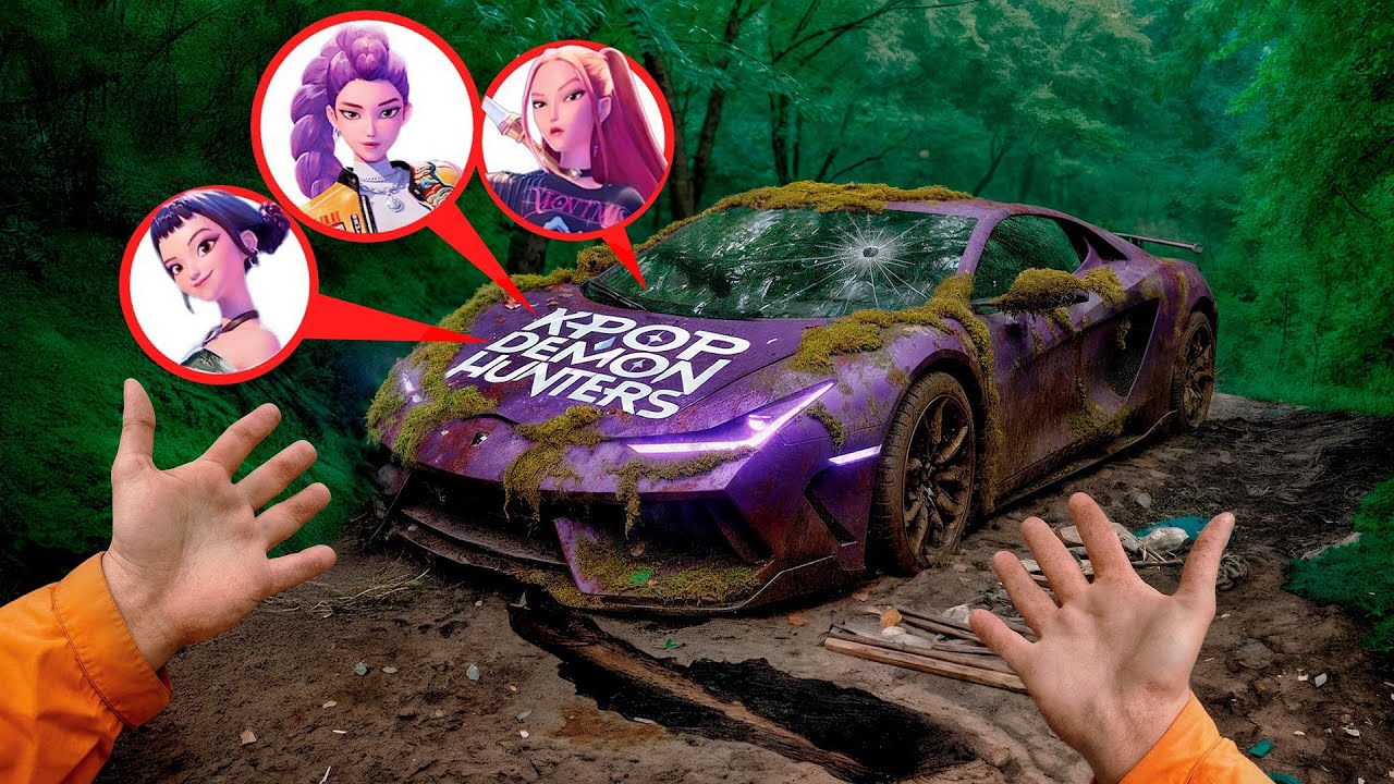 Starting & Test Driving an Abandoned KPop Car From DEMON HUNTERS | POV Restarting