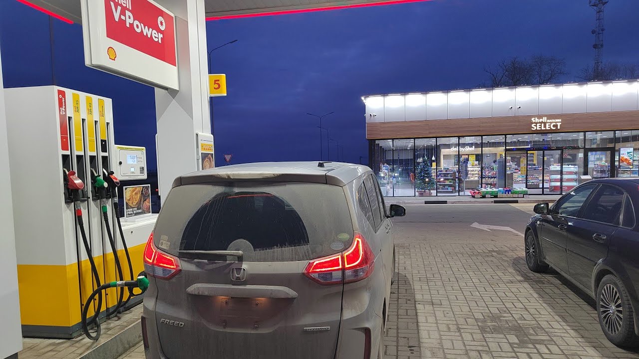 #10 Зимний перегон из Владивостока Honda Freed Hybrid. Заехал в Волгоград к подписчику и до Анапы