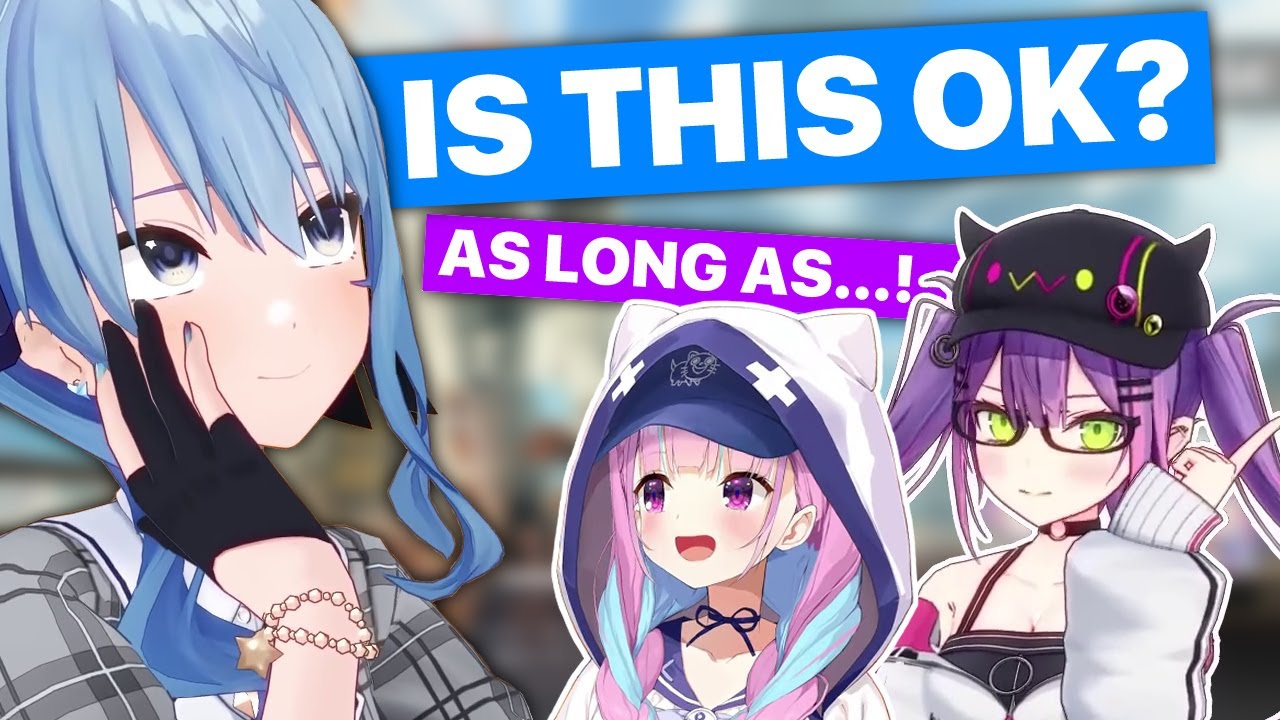 Suisei Consults With Towa & Aqua (Aqua, Suisei & Towa / Hololive) [Eng Sub]