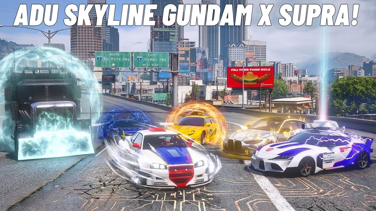 ADU GUNDAM SKYLINE DAN SUPRA SAATNYA KENDARAAN LEGEND KEMBALI