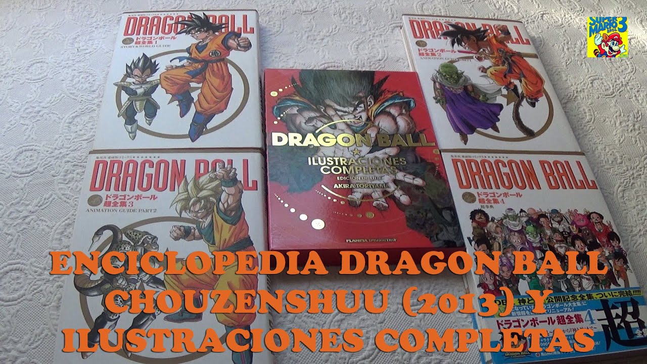 Dragon Ball Z Chouzenshuu & Chogashuu Enciclopedia e Ilustraciones completas