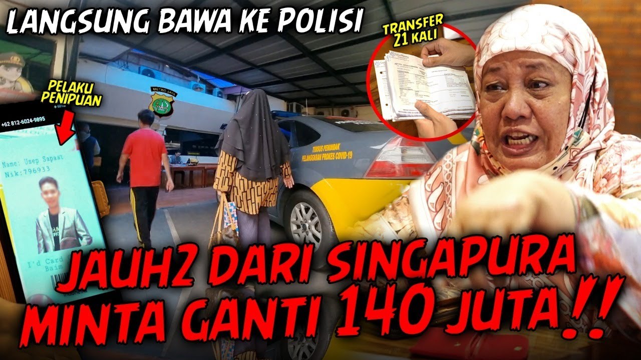 DITAGIH GANTI RUGI 140 JUTA SAMA WARGA SINGAPURA !! BAWA KE JALUR HUKUM !!