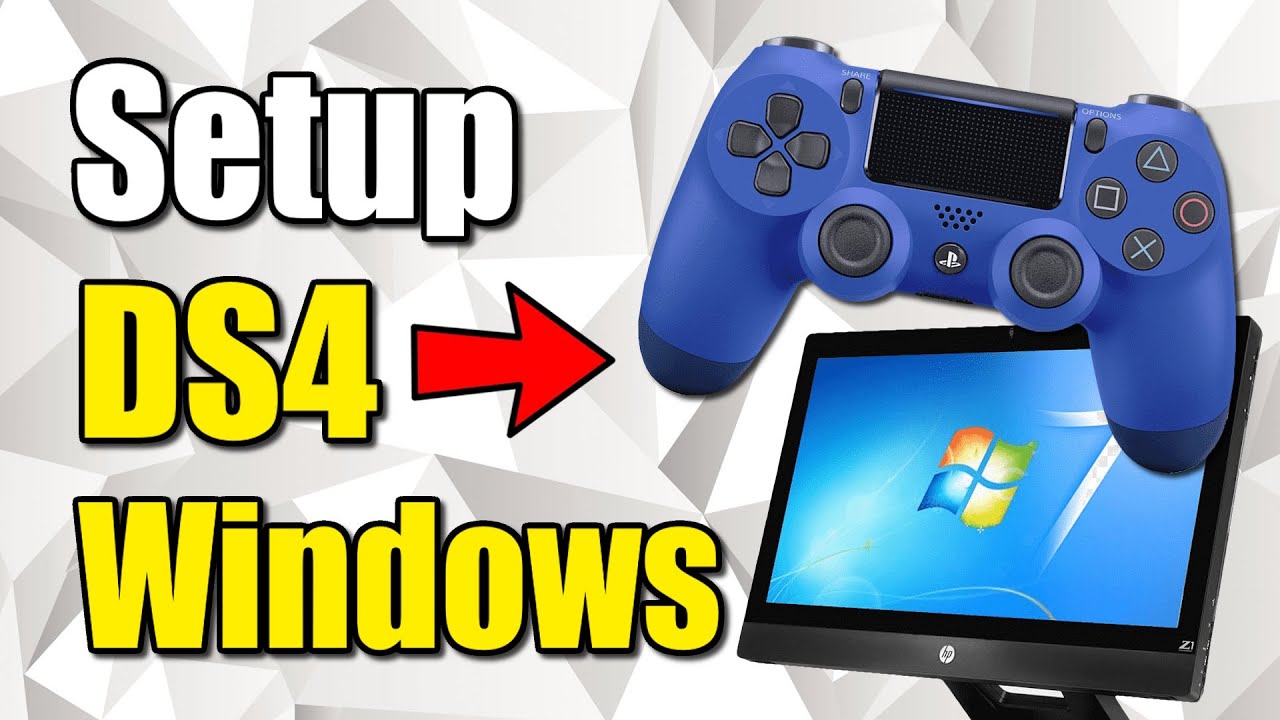 How To Setup DS4 Windows & Connect PS4 Controller To PC (Best Method)