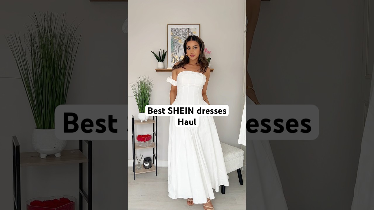 Shein dresses HAUL - full haul on my channel! High quality and affordable! #sheinhaul #dresses