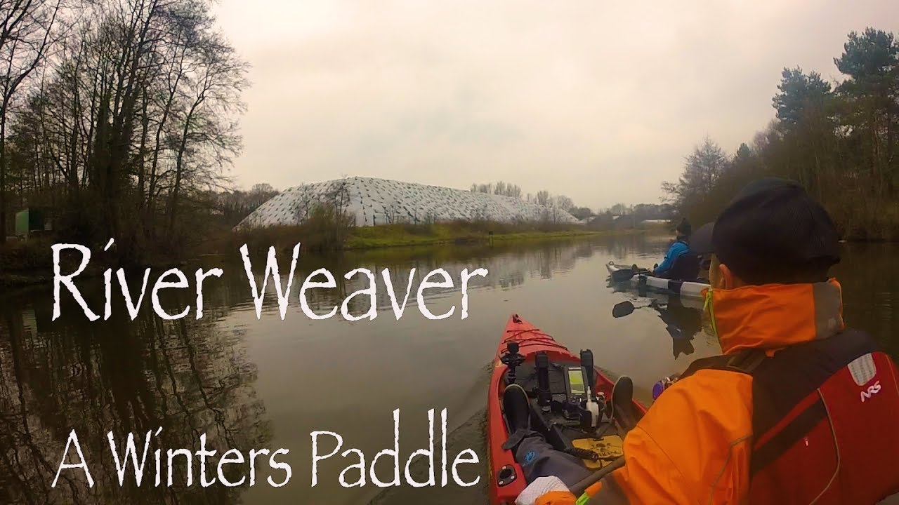 Kayaking The River Weaver Bottom Flash [ A winters paddle ]