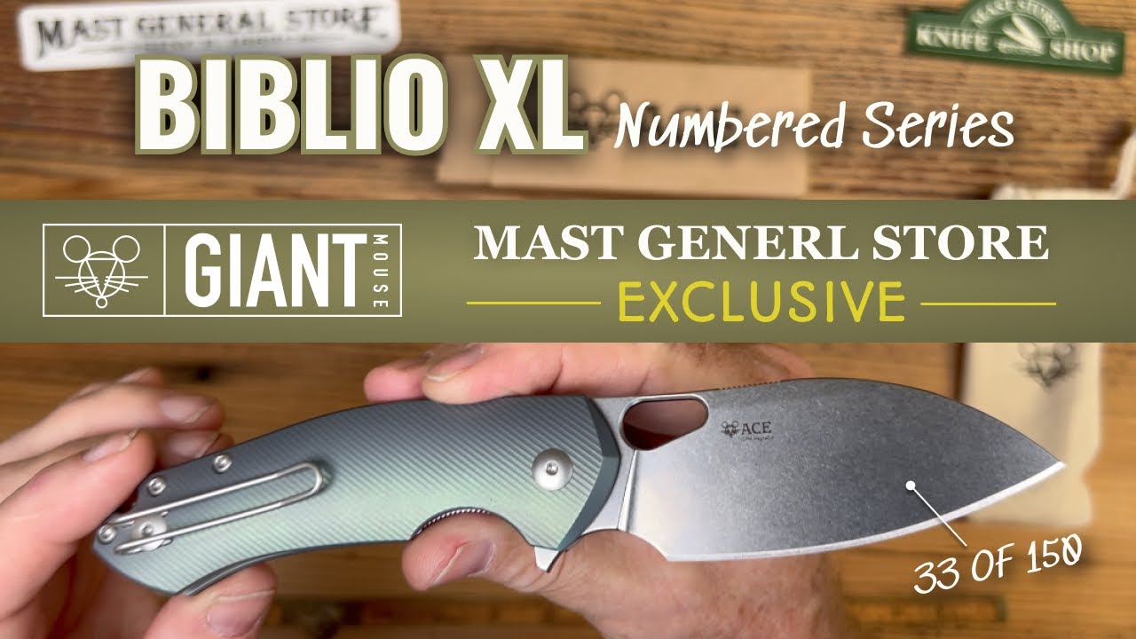 Giant Mouse | Biblio XL | Mast General Store Exclusive - Numbered Series