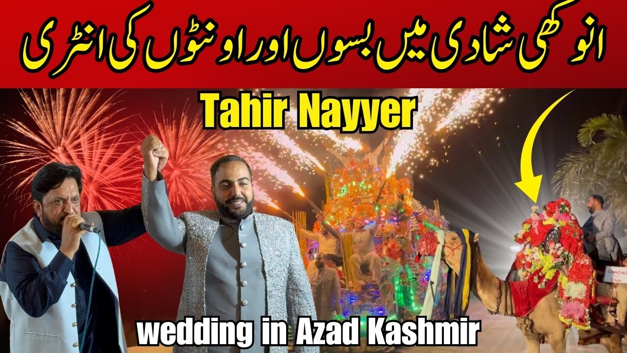 Traditional Entry on Buses & Camels in Kashmiri Wedding – Usman’s Mayoun Function