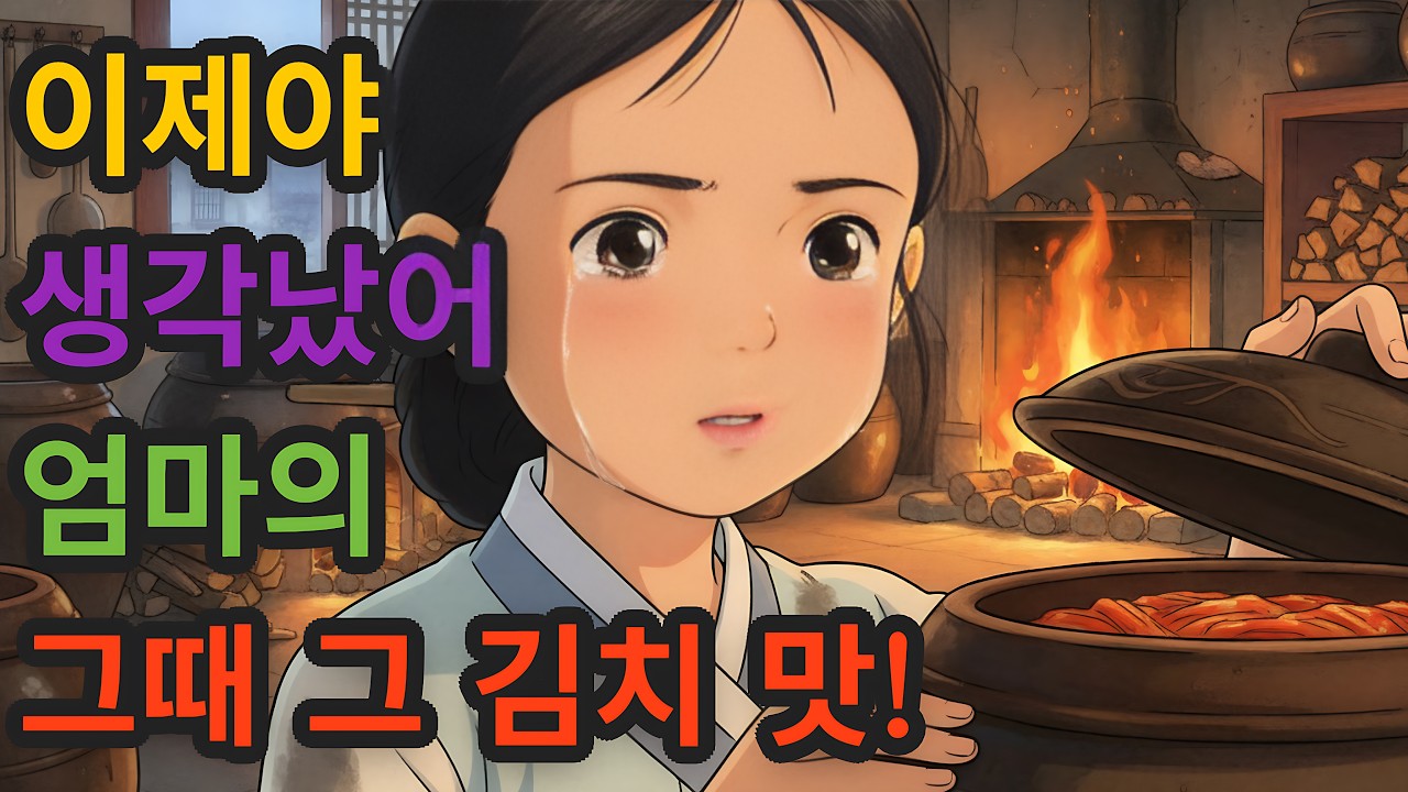 어린 궁녀의 기적! 어머니의 김치가 모든 기억을 깨웠다 | #옛날이야기 #야담 #옛날옛적에 #야담과 옛날이야기