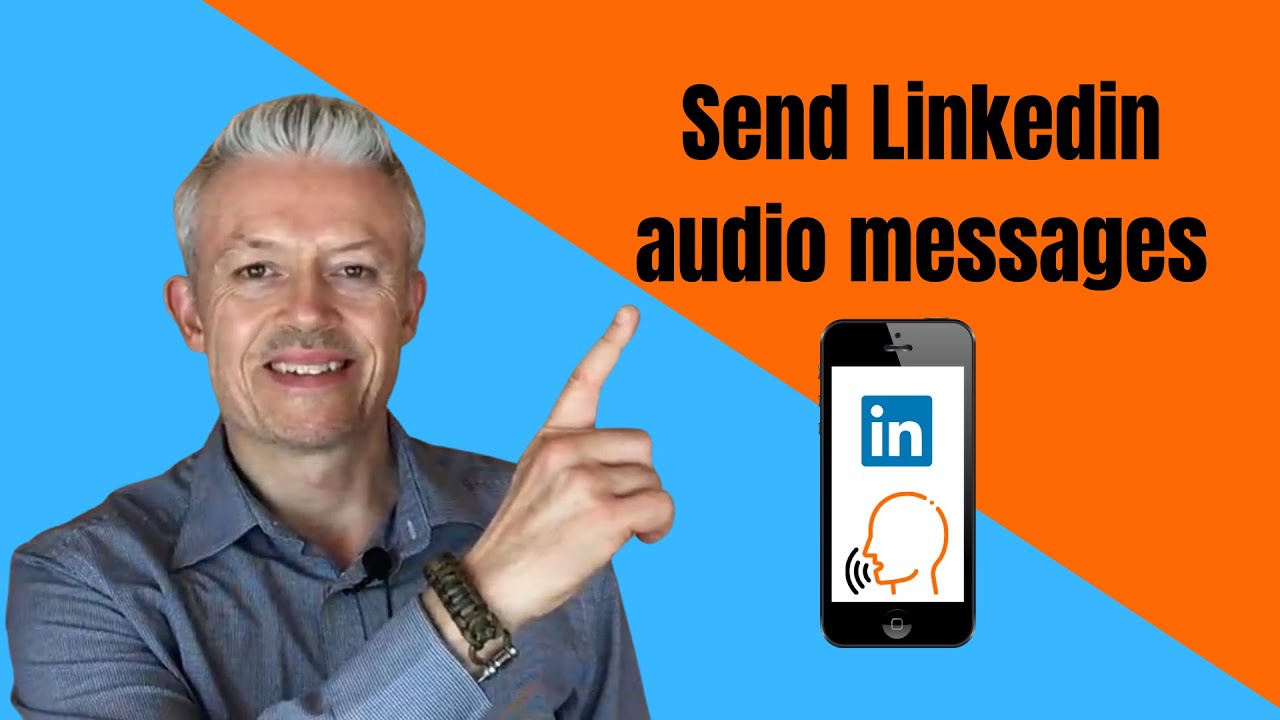 How to send linkedin audio messages