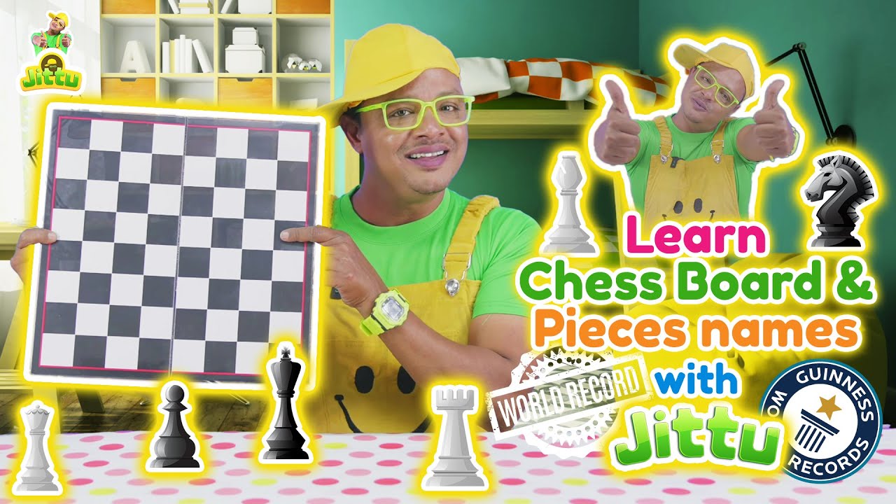 JITTU's Chess Adventure: Fun Learning for Toddlers in English & Tamil | Identify the chess coins