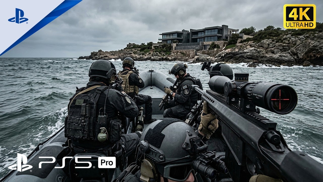 (PS5) Скрытый рейд на базу российского олигарха! 💥 Ультрареалистичная графика (4K 60FPS HDR) | CO...