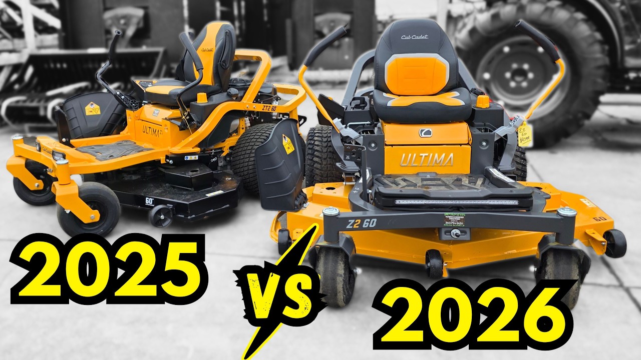 Сравнение газонокосилок Cub Cadet Zero Turn 2026 и Cub Cadet Zeroturn 2025 годов