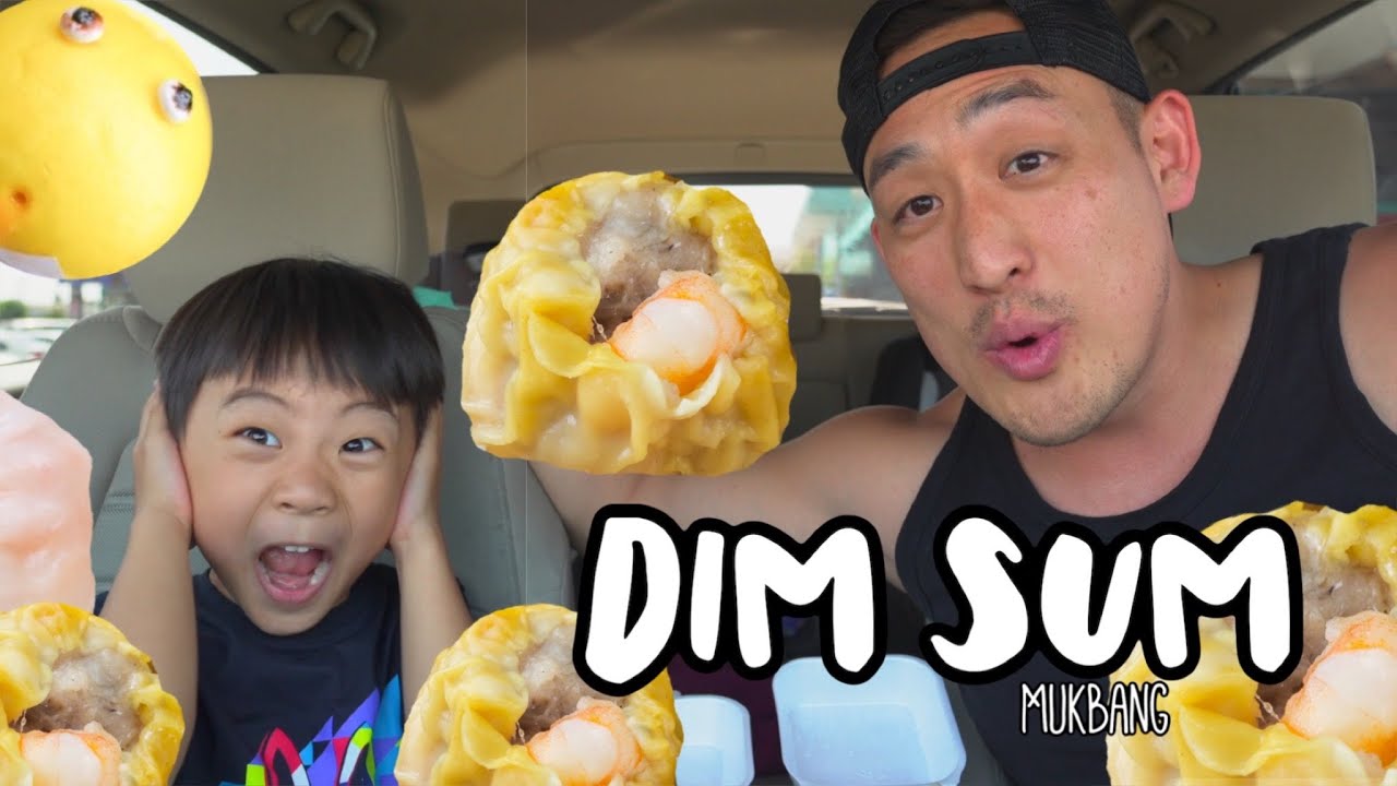 DIM SUM! Dumplings and more! Mukbang #fatherandson