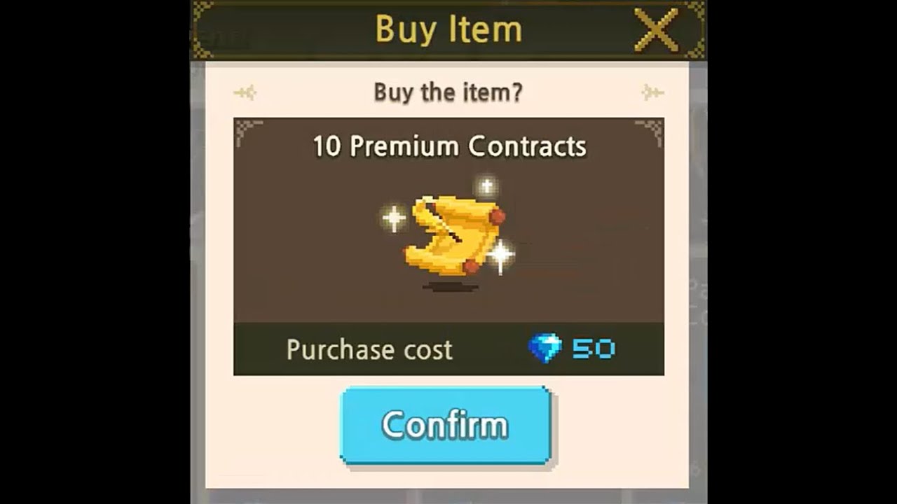 Crusaders Quest : 10 Premium Contracts