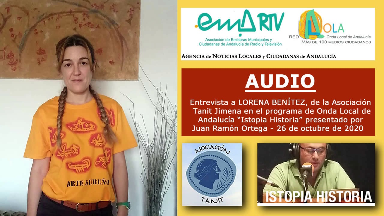 Entrevista a Lorena Benitez en Onda Local Andalucia sobre Arte Sureño y Laja Alta oct 2020