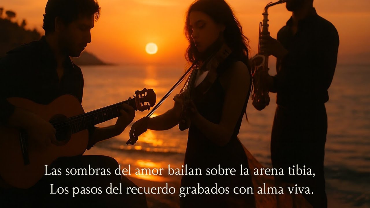 Flamenco Guitar, Violin & Sax at Sunset 🌅 | Cinematic Spanish Coastal Experience