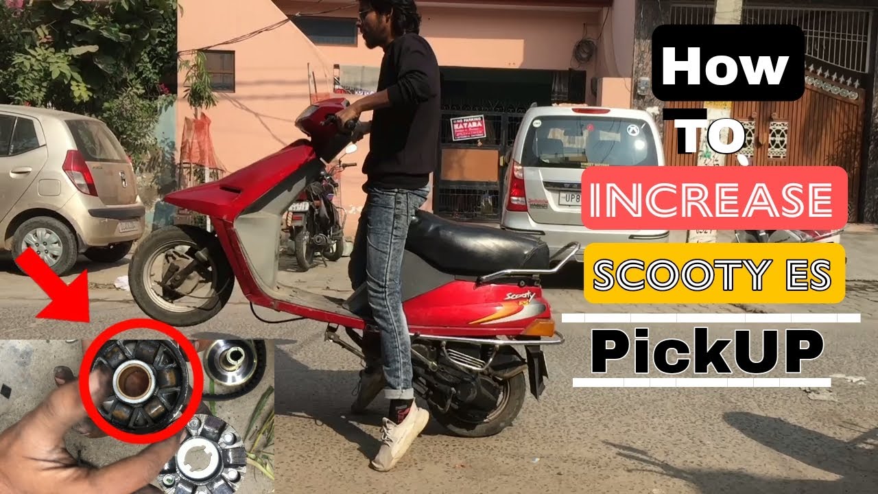 TVS Scooty Es ka Pickup Kaise Badhaye | Как увеличить пикап Scooty Es | Решение проблемы с пикапо...
