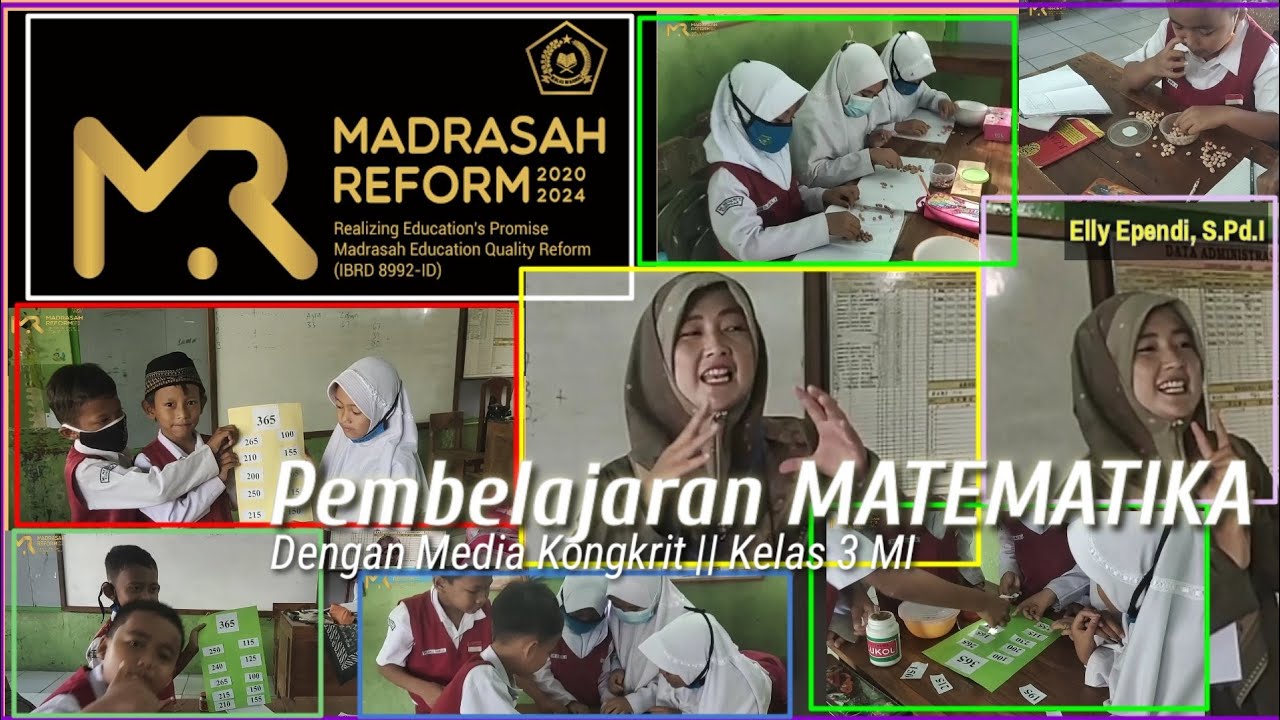 Praktik On UP Learning 2 Numerasi MI Kelas 3 || dengan Menggunakan Media Kongkrit.