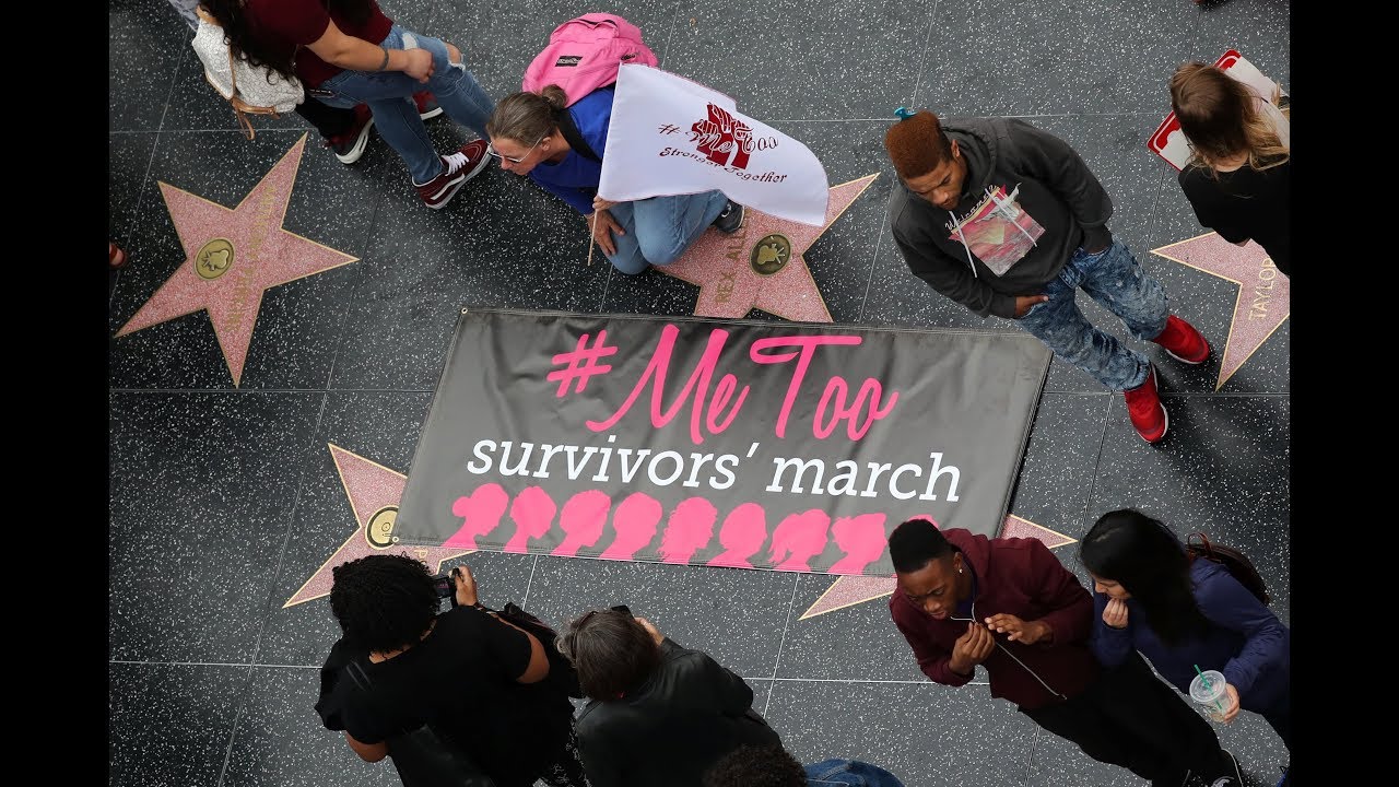 Hundreds participate in Hollywood #MeToo march against sexual abuse